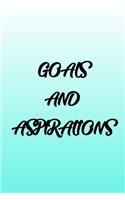 Turquoise Goals and Aspirations Journal