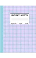 Graph Paper Notebook: Quad Ruled 5 Squares Per Inch Notebook for Students, Math and Science Composition Notebook - Pink Graph Paper Cover