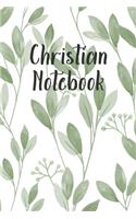 Christian Notebook: Inspirational Notepad with Scripture Verses From The Bible