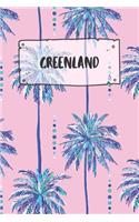 Greenland: Dotted Travel Diary Notebook or Journey Dotted Grid Journal - Holiday Trip Pocketbook for Men and Women with Dots