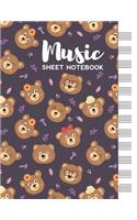Music Sheet Notebook