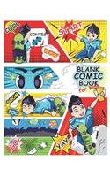 Blank Comic Book For Kids