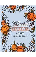 Thanks Giving Adult Coloring Book
