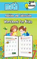 Addition and Subtraction Math Workbook for Kids - 2nd Grade