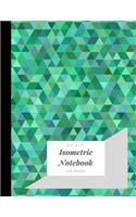 Isometric Notebook - 8.5" x 11" - 100 pages: Equilateral Graph Paper Pages