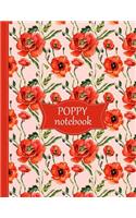 Poppy Notebook: Pink Cover