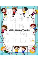 Letter Tracing Practice: Printing Practice Handwriting Workbook For Kids Plus American Sign Language (Alphabet Writing Practice)