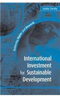 International Investment for Sustainable Development