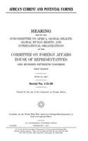 Africa's current and potential famines