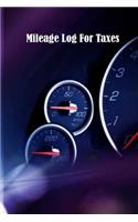 Mileage Log For Taxes