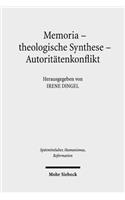 Memoria - theologische Synthese - Autoritätenkonflikt