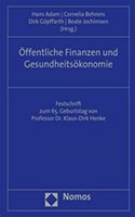 Offentliche Finanzen Und Gesundheitsokonomie