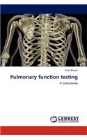 Pulmonary function testing