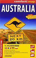 comfort! map Australia