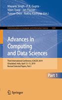 Advances in Computing and Data Sciences: Third International Conference, Icacds 2019, Ghaziabad, India, April 12-13, 2019, Revised Selected Papers, Part I