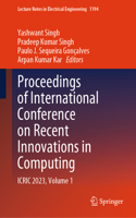 Proceedings of International Conference on Recent Innovations in Computing