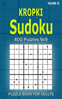 Kropki Sudoku Puzzle Book for Adults: 400 Puzzles 9x9 (Volume 19)