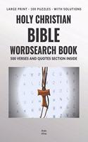 Holy Christian Bible Wordsearch Book