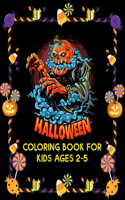 Coloring Book For Kids Ages 2-5: 120 pages cute halloween coloring book 8.5 x 11 best size