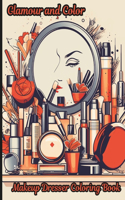 Glamour and Color, Makeup Dresser Coloring Book