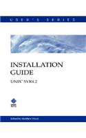 Installation Guide, Unix System V Release 4.2