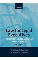 Law for Legal Executives