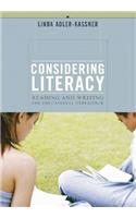 Considering Literacy
