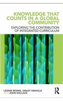 Knowledge that Counts in a Global Community