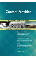 Content Provider A Complete Guide - 2019 Edition
