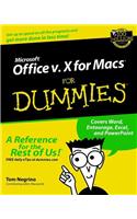Microsoft Office v.X for Macs For Dummies