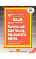 Maternal and Child Nursing, Baccalaureate Degree