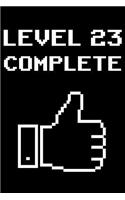 Level 23 Completed