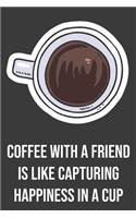 Coffee with A Friend Is Like Capturing Happiness in A Cup
