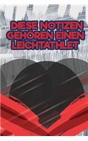 Diese Notizen Gehören Einen Leichtathlet