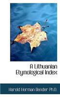 A Lithuanian Etymological Index