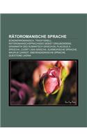 Ratoromanische Sprache: Bundnerromanisch, Traditionell Ratoromanischsprachiges Gebiet Graubundens, Grammatik Des Rumantsch Grischun(German)