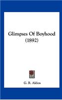 Glimpses of Boyhood (1892)