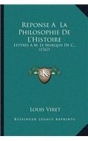 Reponse A La Philosophie De L'Histoire