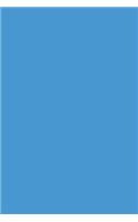 Journal Celestial Blue Color Simple Plain Blue