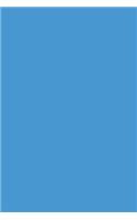 Journal Celestial Blue Color Simple Plain Blue