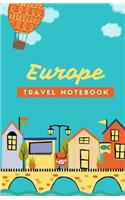 Europe Travel Notebook: Blank Page Journal or Diary, Softcover Travel Notes(Elite Journal)