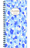 Bluesy Florals 2022-23 8.5 X 11 Softcover Academic Weekly Planner