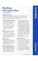 Dialogic Reading Box Parent Folder for the Quilt Story