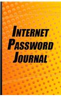 Internet Password Journal: Password Book, Password Log Book And Internet Password Organizer, Alphabetical Password Book Orange Cover
