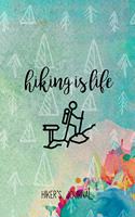 Hiking is Life, Hiker's journal, Hike & Recharge