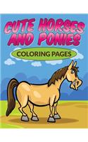 Cute Horses & Ponies Coloring Pages
