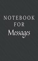 Notebook For Messages