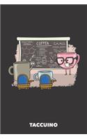 Taccuino: Lezioni di caffè A5 quadretti - 120 pagine per amanti del caffè (nero)