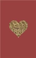 Blank Lined Journal, Ramen Love, Red