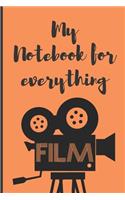 My notebook for everything film